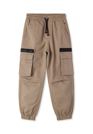Pantaloni cargo - tabacco