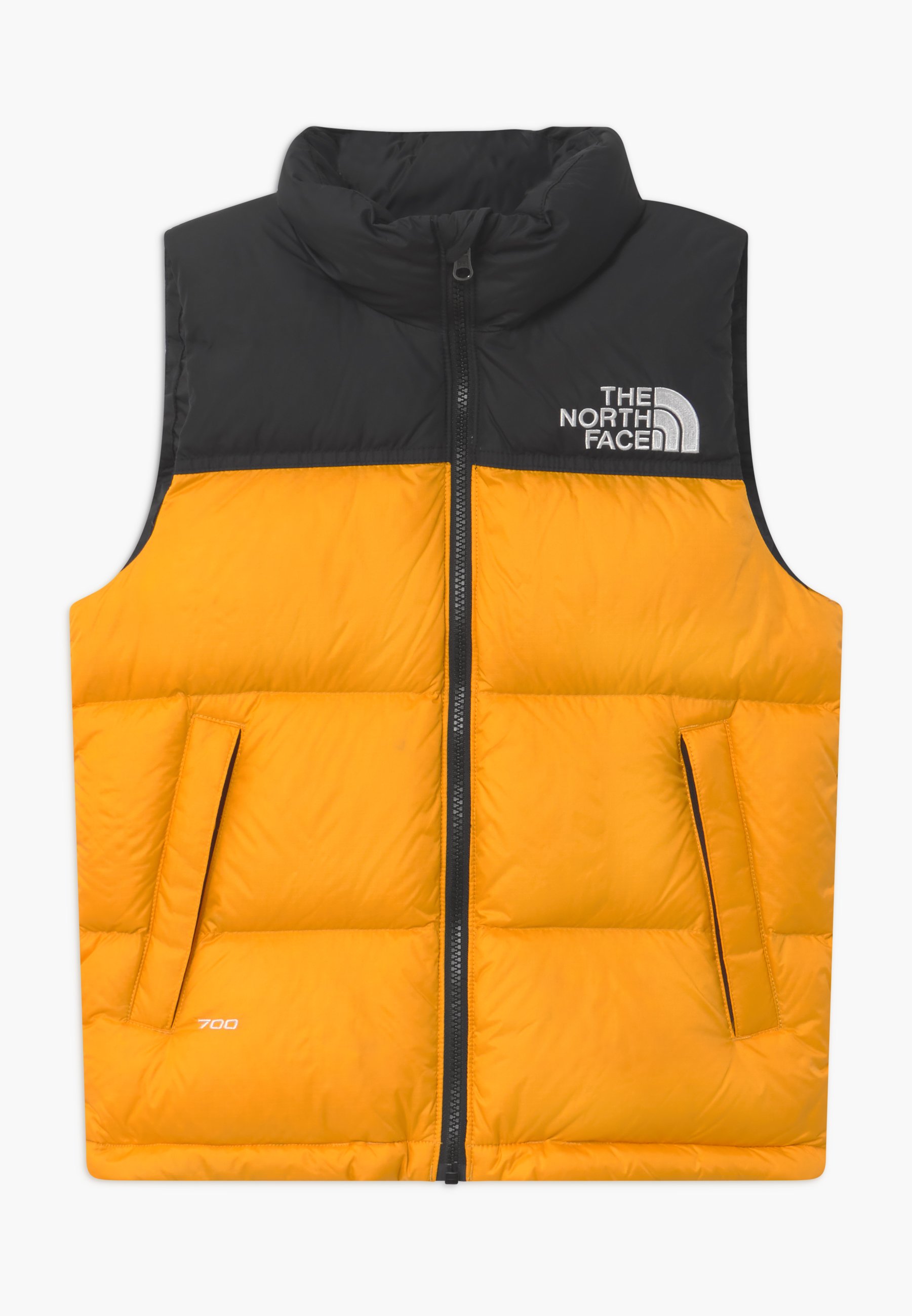 north face retro nuptse orange