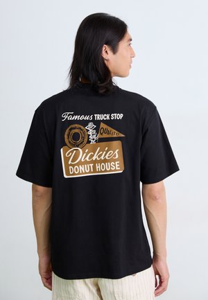 DONUT HOUSE TEE - T-shirt con stampa - black
