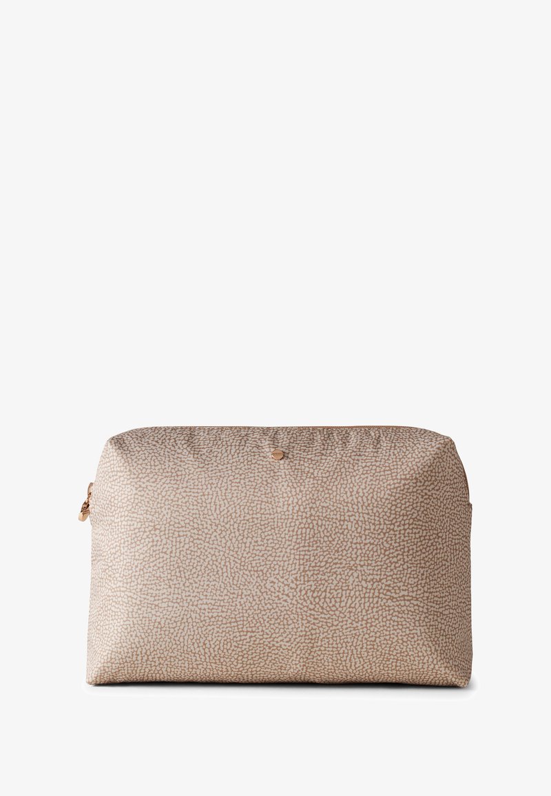 Borbonese MEDIUM OP - Wash bag - sand