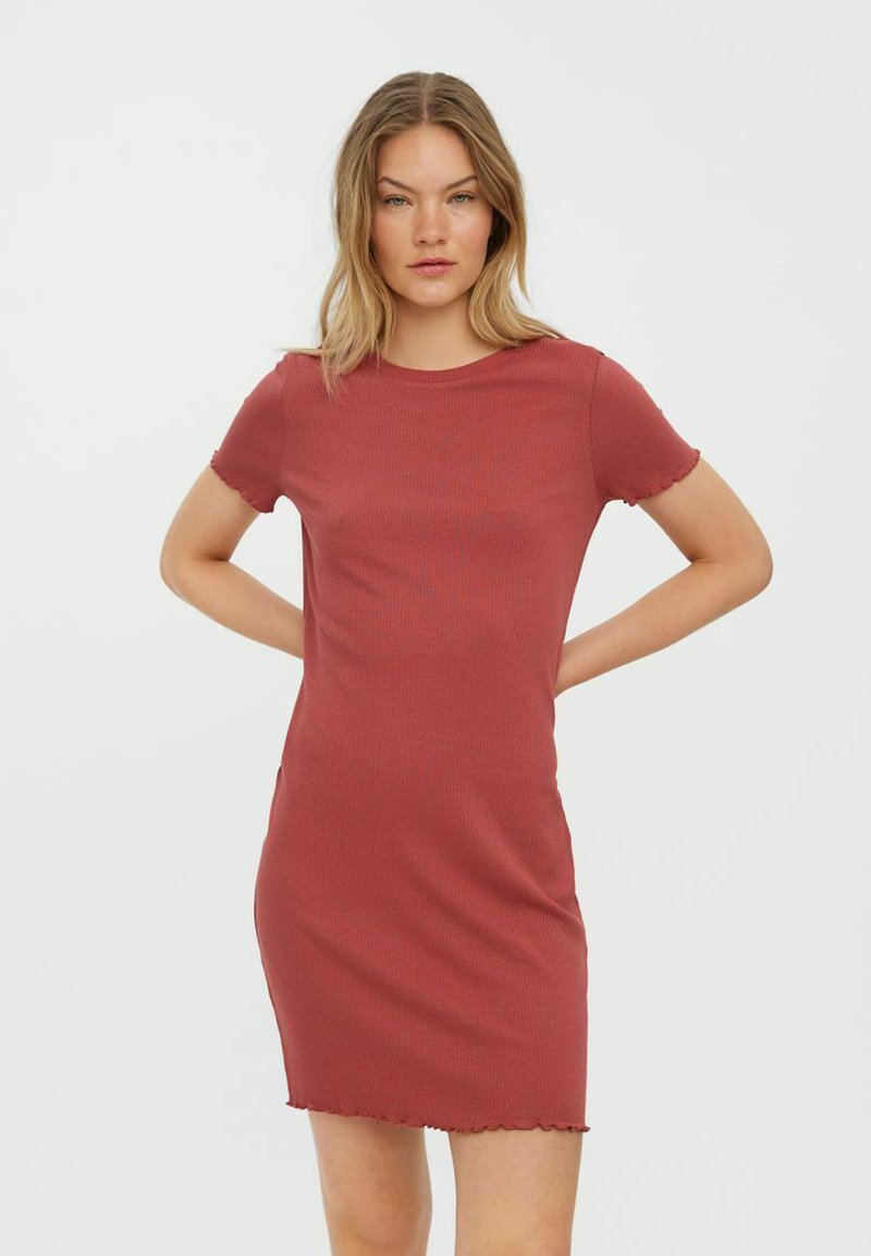 Damen Kleider | Vero Moda ÄRMELEtuikleidmarsala/cognac - KB09834 Damen Kleider | Vero Moda ÄRMELEtuikleidmarsala/cognac - KB09834