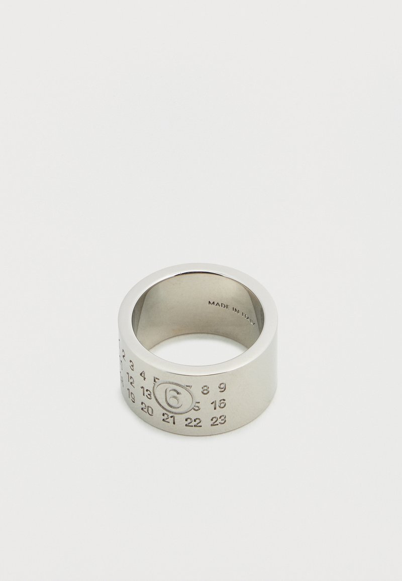 MM6 Maison Margiela MINIMAL LOGO UNISEX - Ring - silver-coloured ...