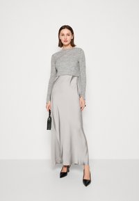 AllSaints AMOS DRESS 2-IN-1 - Maglione - grey marl