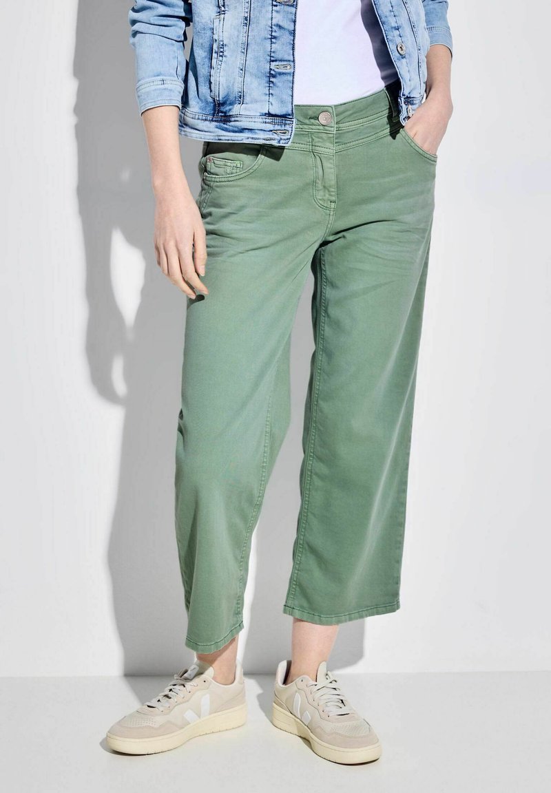 Cecil Straight leg jeans - grün