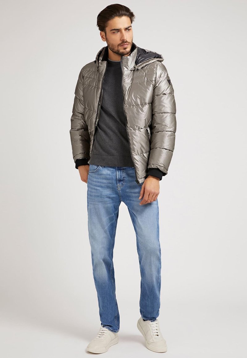 Herren Leichte Jacken | Guess Winterjacke grau - RF26450 Herren Leichte Jacken | Guess Winterjacke grau - RF26450