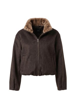 zero, Winterjacke - dark brown melange