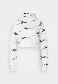 HOODIE CROPPED - Cipzáras pulóver - offwhite