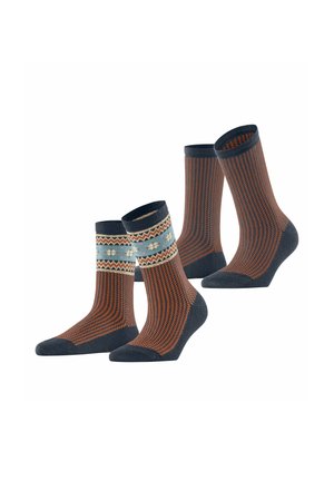 SCANDI 2-PACK - Sokken - marine