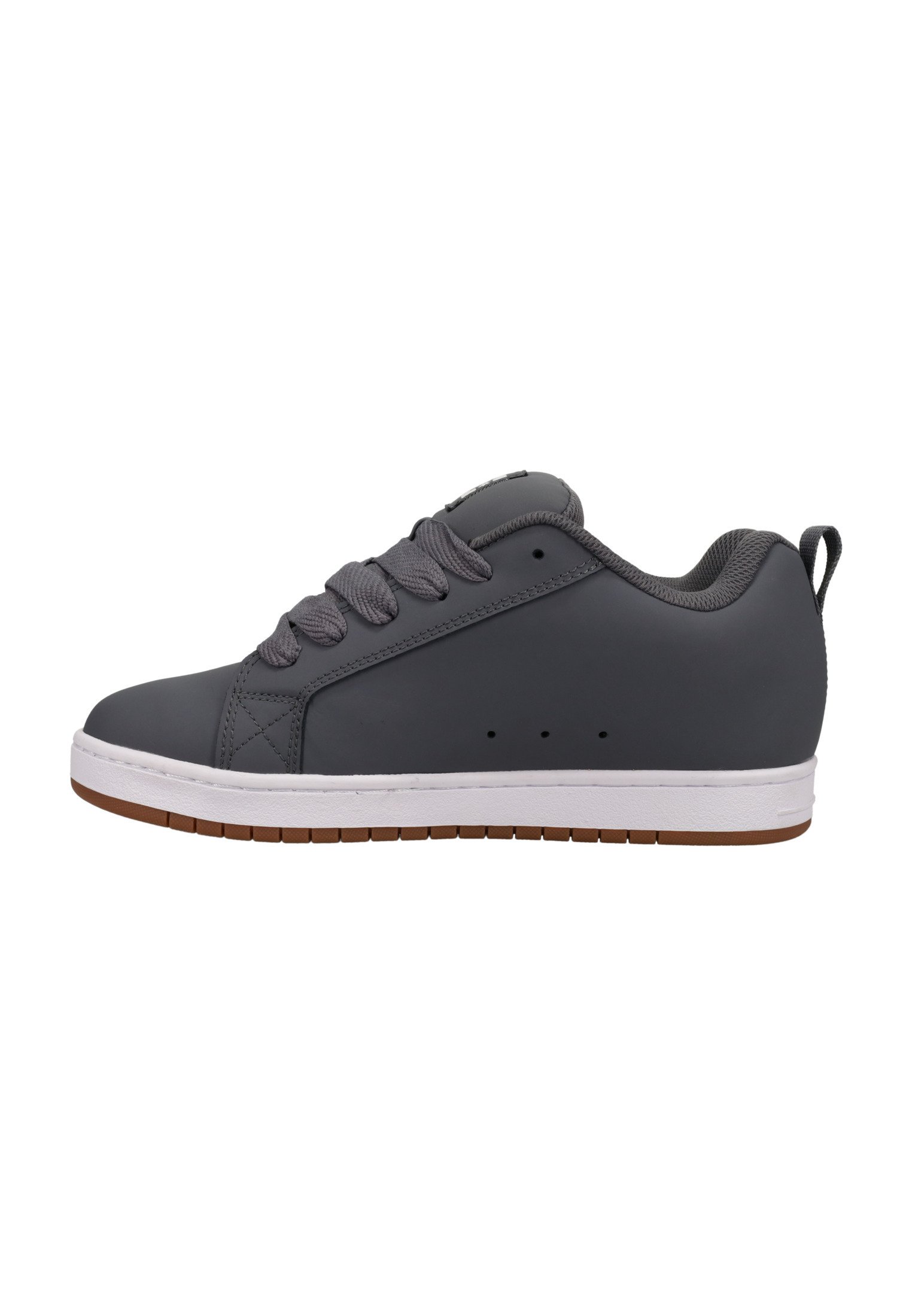 DC Shoes Court Graffik Donna – Sneakers Nero/Lavanda, Stile Anni '90, Tomaia In Pelle E Suola Gommata, Taglia 8.5 US