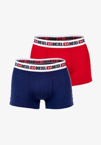 Ausgewählt, blau rot