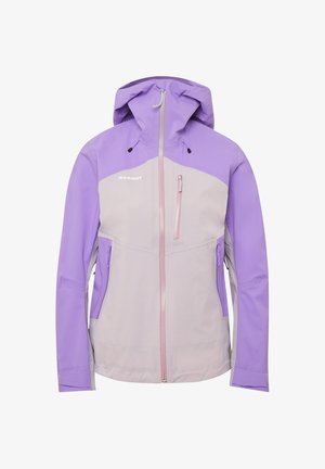 Mammut GUIDE HOODED - Hardshelljacka - alpine calamint-lavandin