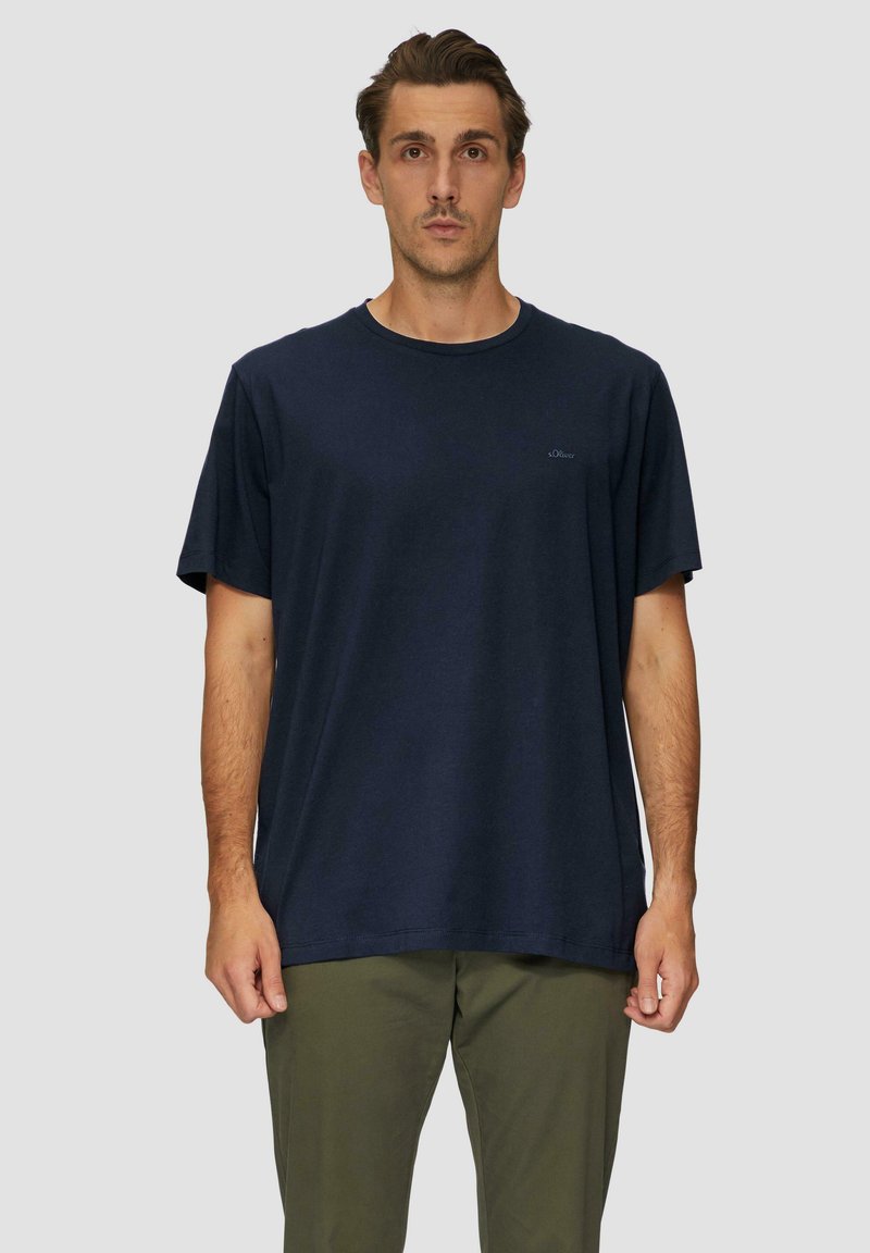 s.Oliver T-Shirt basic - navy