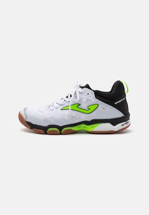 BRESTON - Chaussures de handball - white/black/yellow