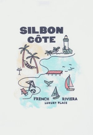 Silbon, CAMISETA SILBON COTE BLANCA - Camiseta estampada - blanco