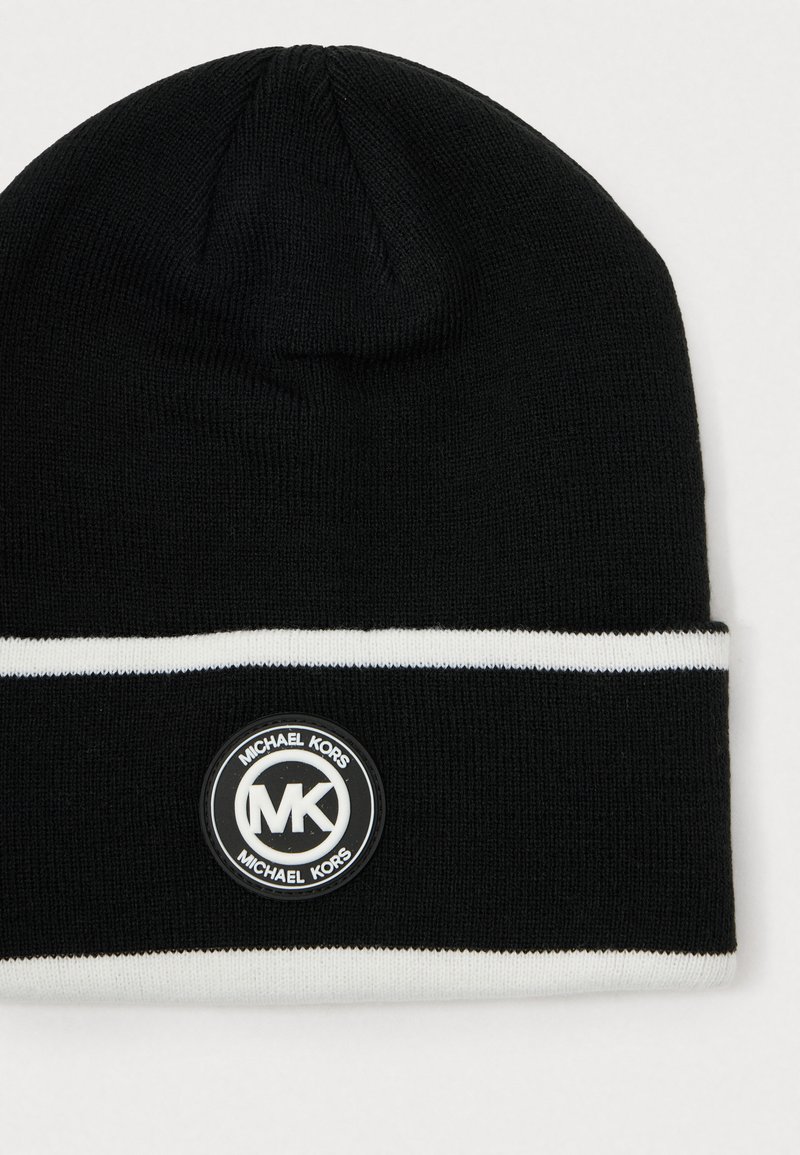 Michael Kors SKI PATCH CUFF UNISEX - Beanie - black  display picture 3