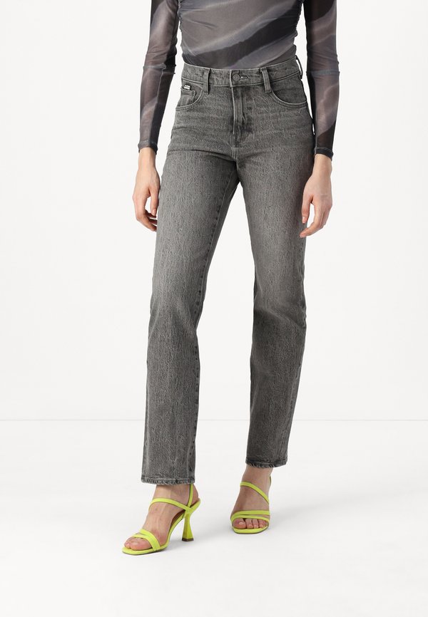 VIKTORIA HIGH STRAIGHT - Straight leg jeans - faded frozen rock bottom