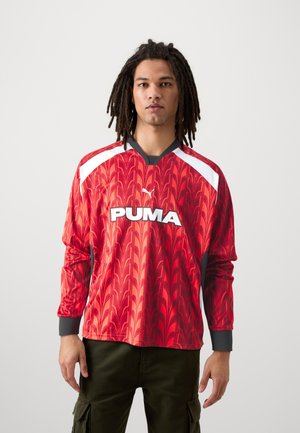 Puma FOOTBALL LONGSLEEVE - Långärmad tröja - intense red