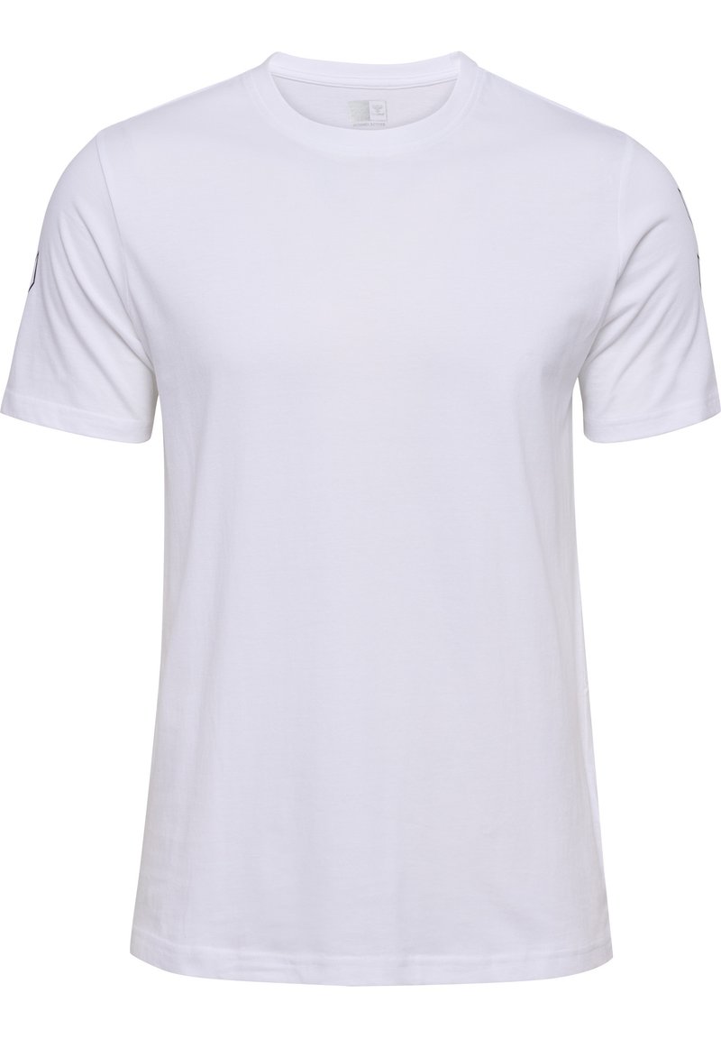 Hummel ELEMENTAL CHEVRON - T-shirt print - white