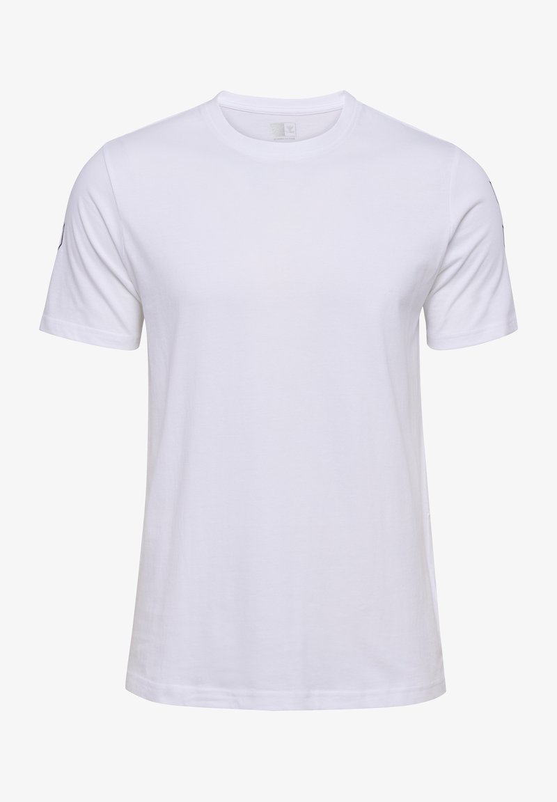 Hummel ELEMENTAL CHEVRON - T-shirt print - white