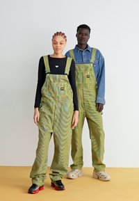 Stan Ray EARLS BIB UNISEX - Denim tuinbroek - lime/black hickory