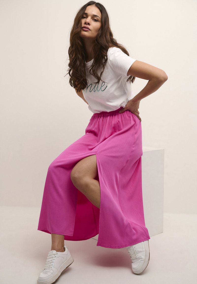 Damen Jeansröcke | Kaffe KASANDRINA Maxirock raspberry rose/pink - AJ01357 Damen Jeansröcke | Kaffe KASANDRINA Maxirock raspberry rose/pink - AJ01357