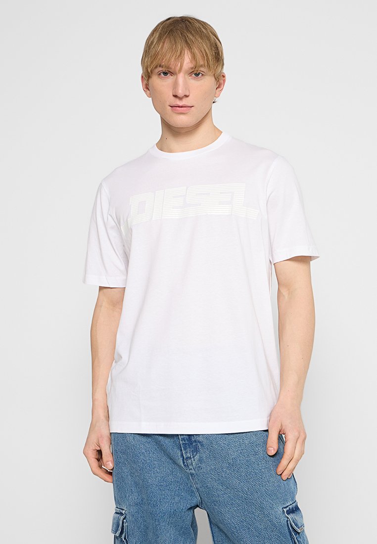 Diesel T-shirt print wit
