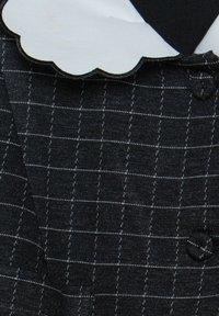 adL ROUND COLLOR PUCKET DETAILED - Shirt dress - plaid anthracite