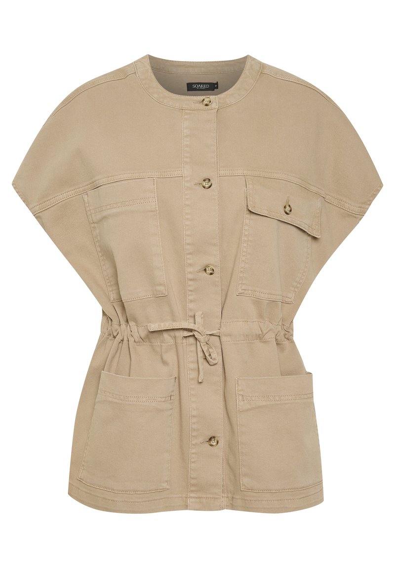 Soaked in Luxury Bodywarmer grijs