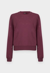 ONLATIKA O NECK - Sweatshirt - mauve wine