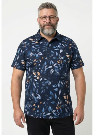 CHEST PRINT SHORT SLEEVE - Polo - navy blue