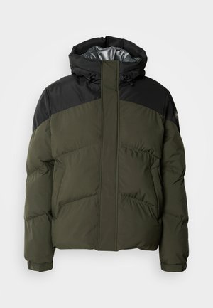 Schott ETHEN - Winter jacket - kaki/black