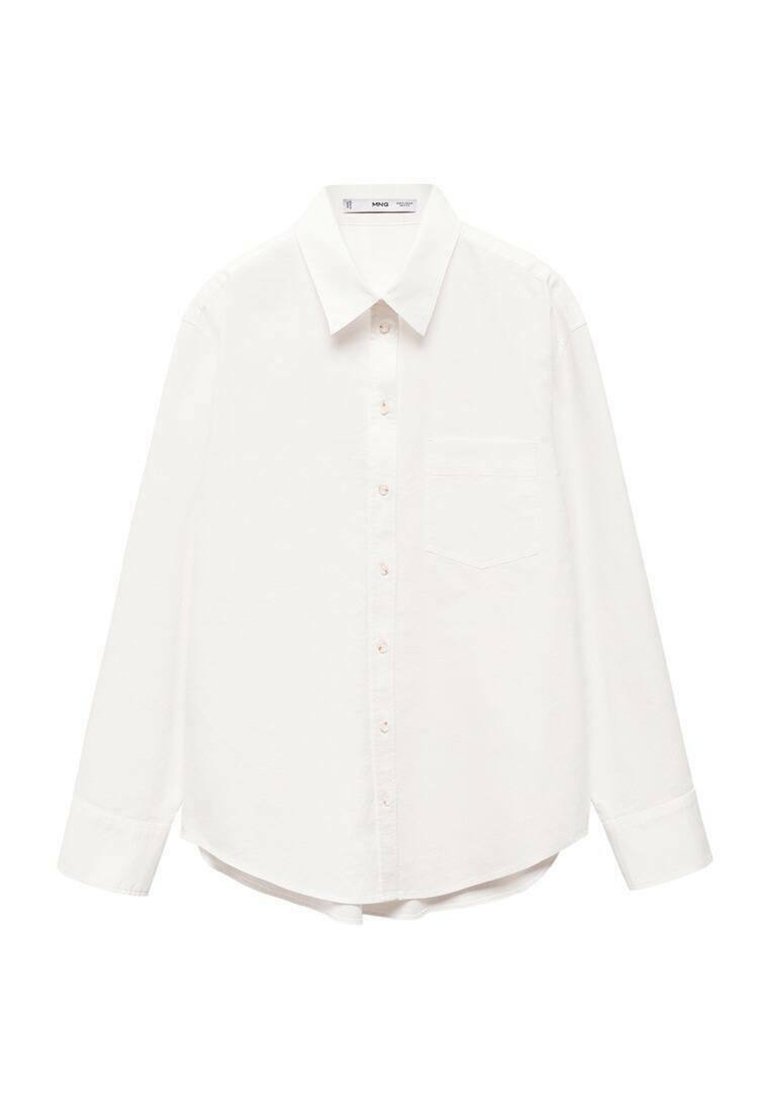 Mango Overhemdblouse crème Mango Overhemdblouse crème