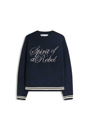 EMBROIDERED  SWEATER - Svetrík - royal blue