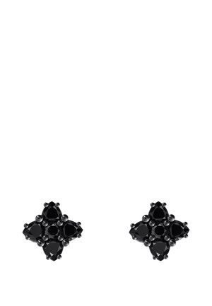 Ohrringe - silberfarben schwarz