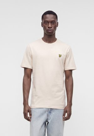 Lyle & Scott, PLAIN - Обикновена тениска - heritage taupe