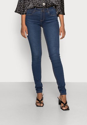 NMJEN SHAPER - Vaqueros pitillo - dark blue denim