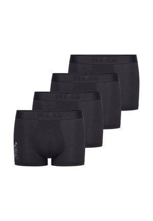 SLG Base Soft - 4er Pack Hipster - Boxer aderenti - schwarz