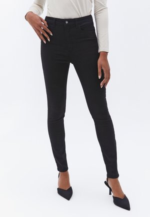 OXXO HIGH RISE - Jeans Skinny Fit - black