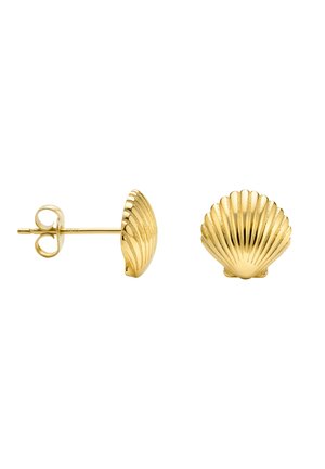 SHELL - Oorbellen - gold-coloured