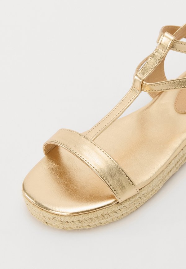 Ankle cuff sandals - gold4