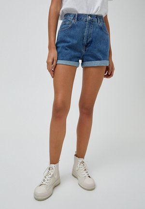 PULL&BEAR, Short en jean - blue