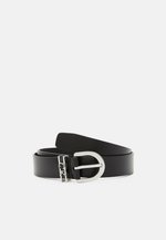 BV MINI LOOP 17CM BLACK CALFSKIN