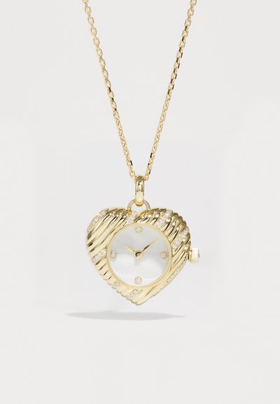 Yvonne Leon PENDENTIF HORLOGE CŒUR - Κολιέ - yellow  gold-coloured