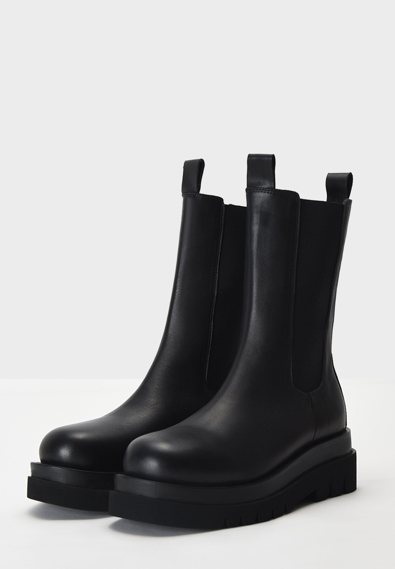 Inuovo Enkellaarsjes met plateauzool - black blk/Zwart - Zalando.nl