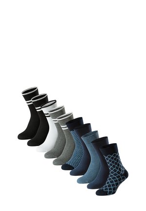10ER PACK BIRD - Calze - dunkelblau/grau/weiß