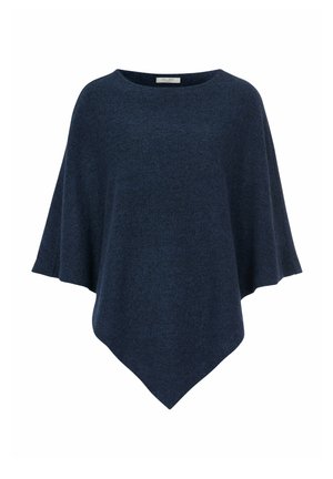 Cellbes of Sweden, SUPER SOFT, ONE-SIZE PONCHO - Kapper - dark blue melange