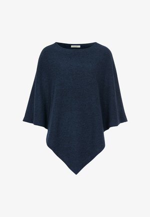 Cellbes of Sweden, SUPER SOFT, ONE-SIZE PONCHO - Cape - dark blue melange