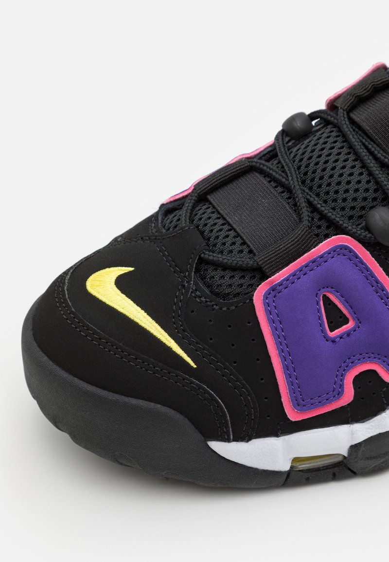 Nike Sportswear AIR MORE UPTEMPO '96 YDKB - Sneaker high -  black/multi-color/court purple/hyper pink/white/yellow strike/schwarz -  Zalando.de