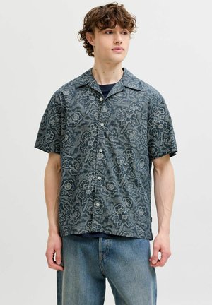 Jack & Jones PREMIUM HAWAII-HEMD REGULAR FIT HAWAII-HEMD - Chemise - pageant blue