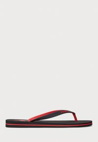 BOLT CASUAL UNISEX - Teenslippers - black/red